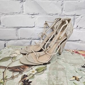 Nicholas Kirkwood Reptile and Metallic Sandals